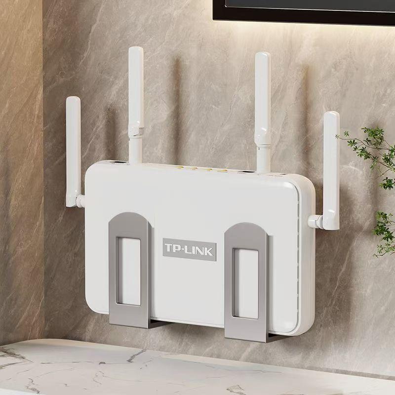 Home Cinema Furniture - 2 Stück Wandmontierte Router-Aufbewahrungsbox WLAN-Gerätehalterung Set-Top-Box