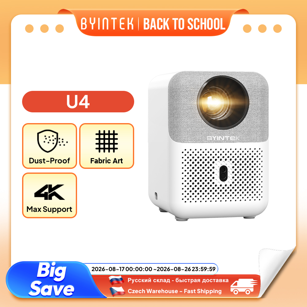 Home Cinema Mini - BYINTEK Full HD Mini-Projektor U4 LOVE