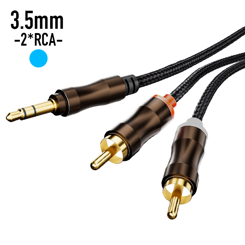 Home Cinema Installation - RCA zu 3,5 mm Klinke Aux-Audiokabel