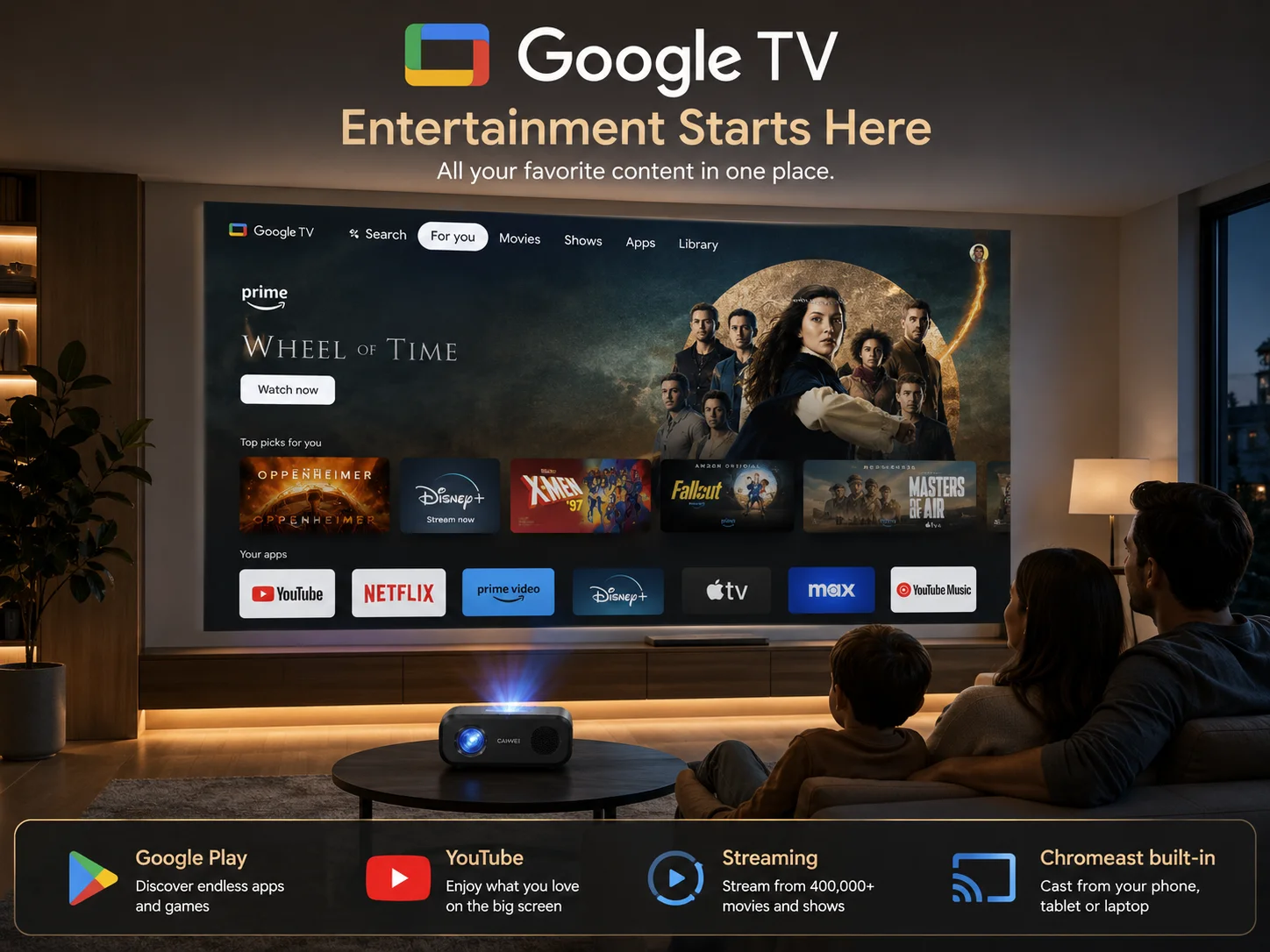 4000ANSI 4K S7 Tageslicht-Proj – Home Cinema Experience Bewertung und Preis