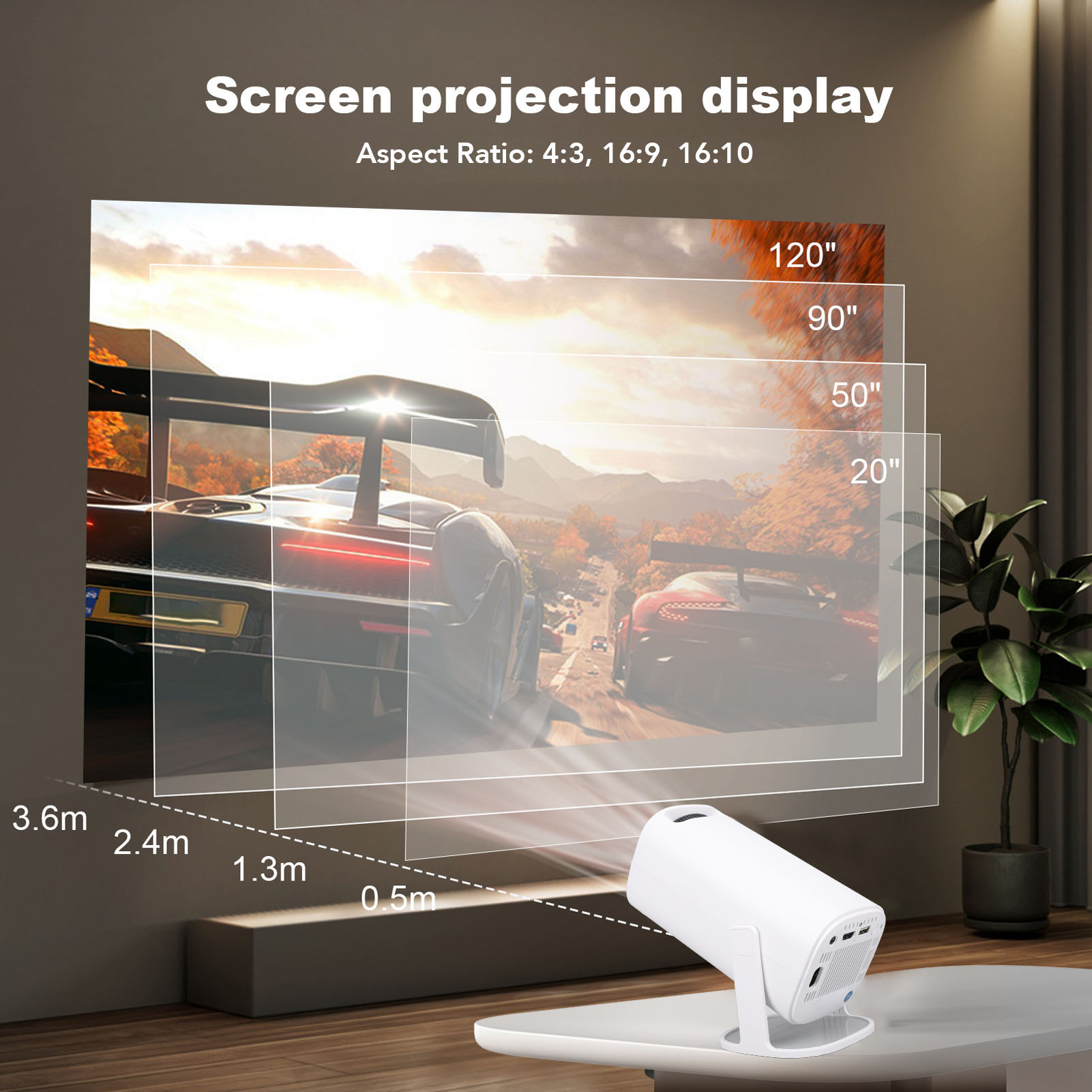 P30 1080P FHD 4K LED-Projektor – Home Cinema Mini Bewertung und Preis