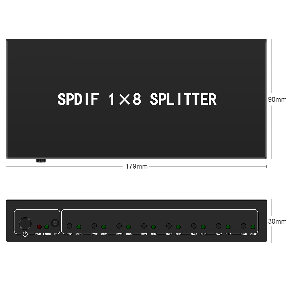 Optischer Audio-Splitter, 1 in – Home Cinema Installation Bewertung und Preis