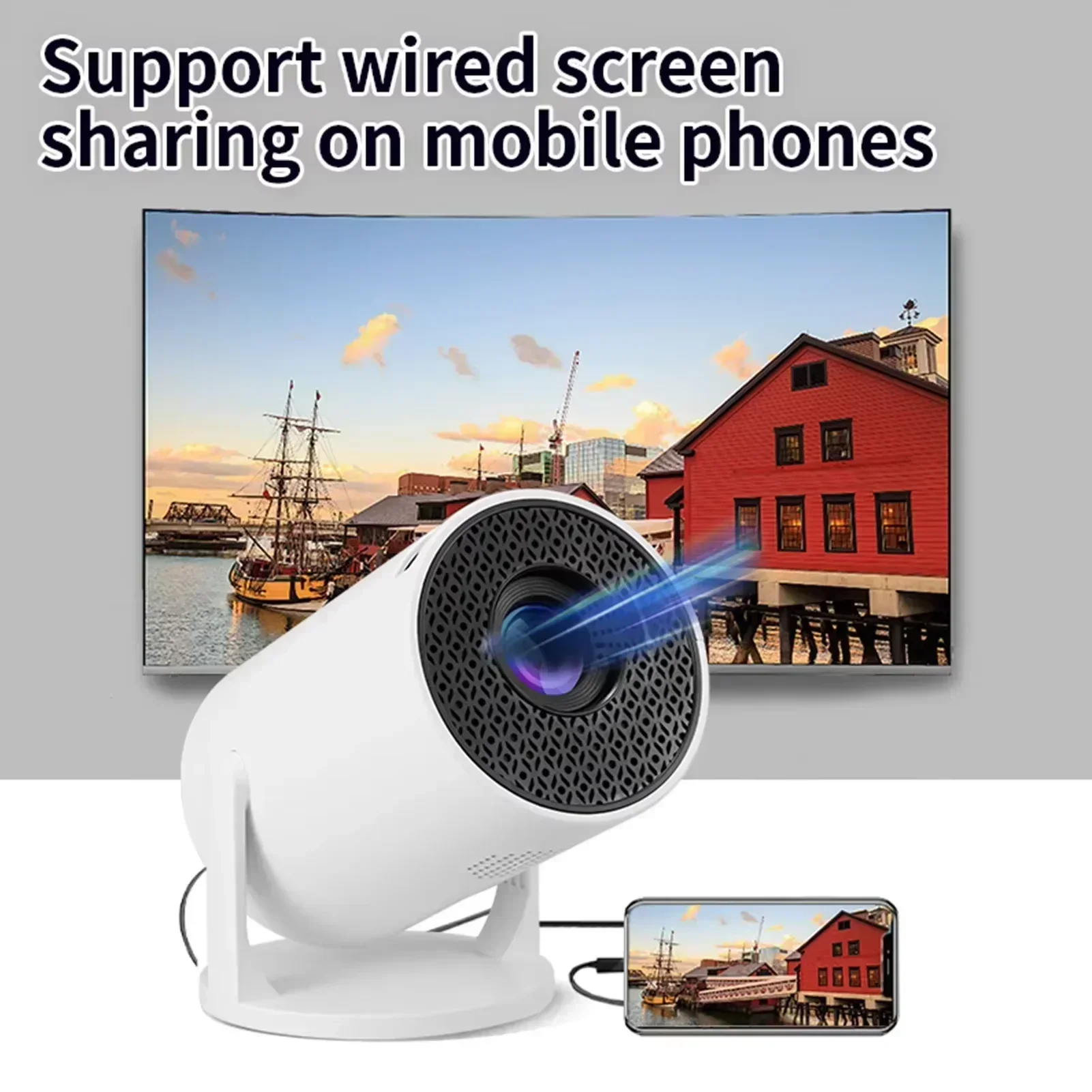 Neuer Mini HY300 Projektor 4K  – Home Cinema Mini Bewertung und Preis